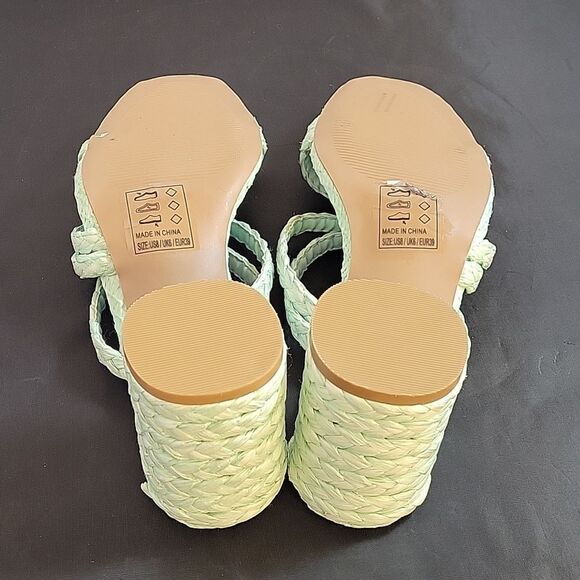 BRAND NEW QUPID MINT STRAPPY SANDAL - Picture 13 of 16